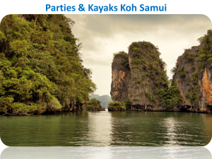 Parties & Kayaks in Koh Samui